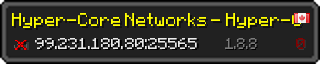 Userbar 320x64 in minecraft style for 99.231.180.80:25565
