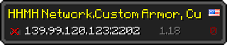 Userbar 320x64 in minecraft style for 139.99.120.123:2202