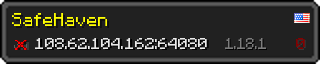 Userbar 320x64 in minecraft style for 108.62.104.162:64080