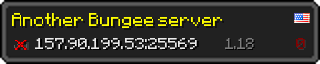 Userbar 320x64 in Minecraft-Stil für den Server 157.90.199.53:25569