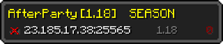 Userbar 320x64 in minecraft style for 23.185.17.38:25565