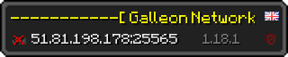 Userbar 320x64 in Minecraft-Stil für den Server 51.81.198.178:25565