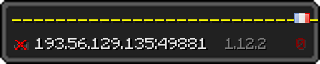 Userbar 320x64 in Minecraft-Stil für den Server 193.56.129.135:49881