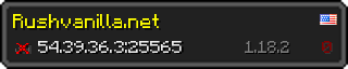 Userbar 320x64 in minecraft style for 54.39.36.3:25565