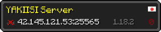 Userbar 320x64 in minecraft style for 42.145.121.53:25565