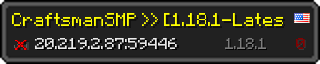 Userbar 320x64 in minecraft style for 20.219.2.87:59446