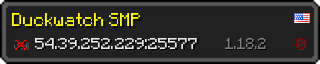 Userbar 320x64 in minecraft style for 54.39.252.229:25577