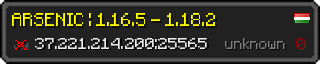 Userbar 320x64 in minecraft style for 37.221.214.200:25565