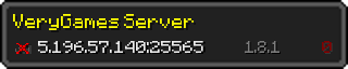 Userbar 320x64 in minecraft style for 5.196.57.140:25565