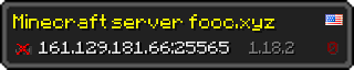 Userbar 320x64 in minecraft style for 161.129.181.66:25565