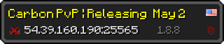 Userbar 320x64 in minecraft style for 54.39.160.190:25565