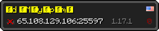 Userbar 320x64 in Minecraft-Stil für den Server 65.108.129.106:25597