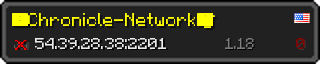 Userbar 320x64 in Minecraft-Stil für den Server 54.39.28.38:2201