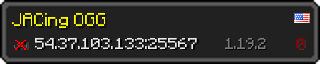 Userbar 320x64 in minecraft style for 54.37.103.133:25567