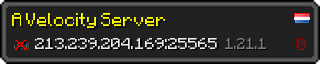 Userbar 320x64 in minecraft style for 213.239.204.169:25565