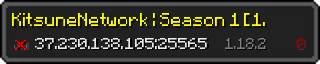 Userbar 320x64 in Minecraft-Stil für den Server 37.230.138.105:25565