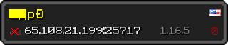 Юзербар 320x64 в стиле майнкрафт для сервера 65.108.21.199:25717