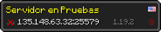 Userbar 320x64 in minecraft style for 135.148.63.32:25579