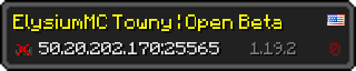 Userbar 320x64 in Minecraft-Stil für den Server 50.20.202.170:25565