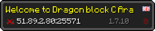 Userbar 320x64 in Minecraft-Stil für den Server 51.89.2.80:25571