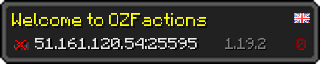 Userbar 320x64 in minecraft style for 51.161.120.54:25595