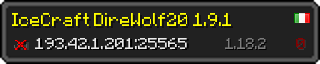 Userbar 320x64 in minecraft style for 193.42.1.201:25565