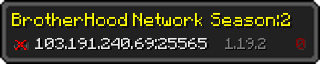 Userbar 320x64 in Minecraft-Stil für den Server 103.191.240.69:25565