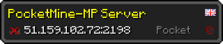 Userbar 320x64 in minecraft style for 51.159.102.72:2198