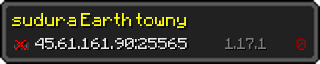 Userbar 320x64 in Minecraft-Stil für den Server 45.61.161.90:25565