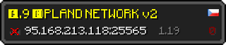 Userbar 320x64 in minecraft style for 95.168.213.118:25565