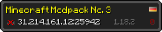 Userbar 320x64 in minecraft style for 31.214.161.12:25942