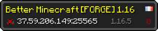 Userbar 320x64 in minecraft style for 37.59.206.149:25565