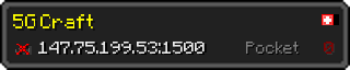 Userbar 320x64 in minecraft style for 147.75.199.53:1500