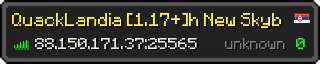 Userbar 320x64 in minecraft style for 88.150.171.37:25565