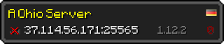 Userbar 320x64 in minecraft style for 37.114.56.171:25565