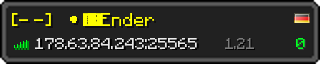 Userbar 320x64 in minecraft style for 178.63.84.243:25565