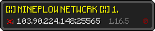 Userbar 320x64 in minecraft style for 103.90.224.148:25565