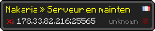 Userbar 320x64 in minecraft style for 178.33.82.216:25565