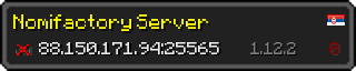 Userbar 320x64 in Minecraft-Stil für den Server 88.150.171.94:25565