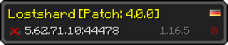 Userbar 320x64 in minecraft style for 5.62.71.10:44478