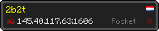 Userbar 320x64 in minecraft style for 145.40.117.63:1606