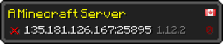 Userbar 320x64 in minecraft style for 135.181.126.167:25895