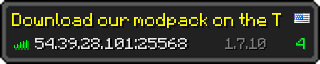 Userbar 320x64 in minecraft style for 54.39.28.101:25568