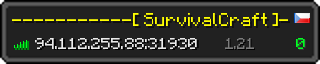 Userbar 320x64 in Minecraft-Stil für den Server 94.112.255.88:31930