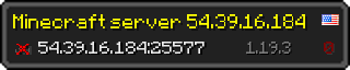 Userbar 320x64 in minecraft style for 54.39.16.184:25577