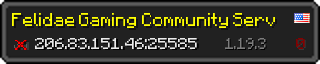 Userbar 320x64 in minecraft style for 206.83.151.46:25585