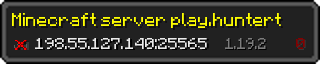 Userbar 320x64 in Minecraft-Stil für den Server 198.55.127.140:25565