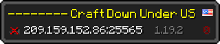 Userbar 320x64 in minecraft style for 209.159.152.86:25565