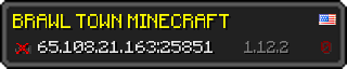 Userbar 320x64 in minecraft style for 65.108.21.163:25851