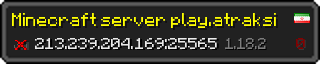 Userbar 320x64 in Minecraft-Stil für den Server 87.248.157.140:25565